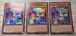 YuGiOh Asian English CR09-AE092 Noh-P.U.N.K. Rising Scale x3 Super Rare Playset - Image 1