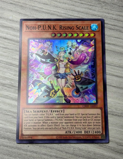 YuGiOh Asian English CR09-AE092 Noh-P.U.N.K. Rising Scale x3 Super Rare Playset - Image 3