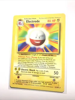 ELECTRODE - 21/102 - Base Set - Pokemon Card - LP - Image 1