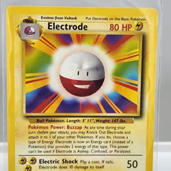 Electrode Base Set 21/102 Rare Pokemon Card NM - Image 2