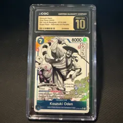 2025 ONE PIECE ST22 005 STARTER DECK KOUZUKI ODEN PARALLEL AA CGC PRISTINE 10 - Image 1