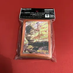 One Piece Card Game Official Sleeves 10 Portgas D. Ace (70) - Image 1