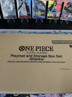 One Piece Card Game Playmat and Storage Box Set - Shanks - Image 1