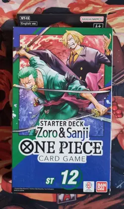 One Piece TCG Zoro & Sanji Starter Deck ST-12 English (SEALED) Cards - Image 1