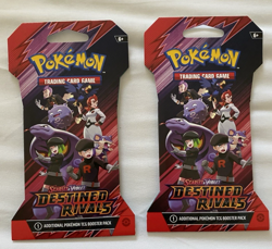 Lot of 3 Destined Rivals Sealed Sleeved Blister Pack Pokemon Trading Card Game - Image 2