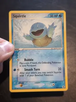POKEMON TCG CARD SQUIRTLE + WARTORTLE 83/112 EX FIRERED & LEAFGREEN NM/VLP - Image 2