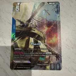 The-O GD03-002 LR+ Alt Art Steel Requiem Gundam TCG Card Game CCG English - Image 1