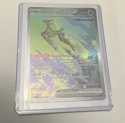 POKEMON TCG - IRON LEAVES EX 203/162 SPECIAL ILLUSTRATION - TEMPORAL FORCES RARE - Image 1