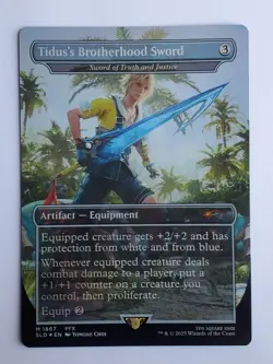Tidus's Brotherhood Sword - Sword of Truth and Justice 1867 NM Secret Lair MTG - Image 1