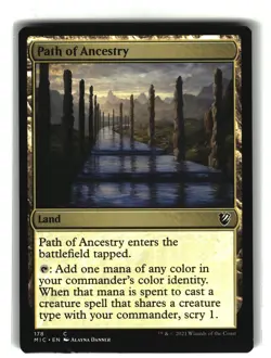 PATH OF ANCESTRY Midnight Hunt Commander #178 MIC(NM+)(MTG) - Image 1