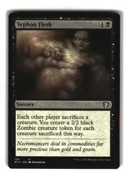 SYPHON FLESH Midnight Hunt Commander #129 MIC(NM+)(MTG) - Image 1