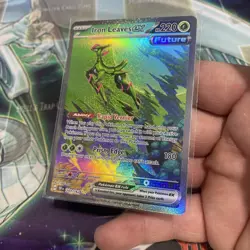 Pokemon TCG Temporal Forces: Iron Leaves ex 203/162 Special Illustration Rare - Image 3