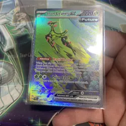 Pokemon TCG Temporal Forces: Iron Leaves ex 203/162 Special Illustration Rare - Image 4