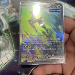 Pokemon TCG Temporal Forces: Iron Leaves ex 203/162 Special Illustration Rare - Image 5