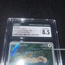 Snorlax Pokemon (2023) Black Star Promos- 051- 151 Elite Trainer Box - Image 4