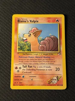 Blaine’s Vulpix 65/132 - Pokemon Gym Heroes LP 1 - Image 1