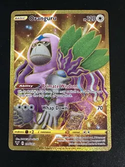 Oranguru 199/185 Pokemon Vivid Voltage Gold Secret Rare Holo NM - Image 1