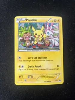 Pokemon TCG Pikachu XY95 Promo- 2016 (Lightly Played) - Image 1