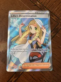 Pokemon TCG Lillie's Determination Full Art 169/132 Mega Evolution - Image 1