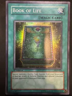 Book of Life PGD-033 Super Rare 1st Edition Yugioh 175 - Image 1