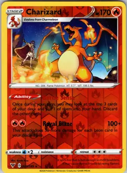 Charizard 025/185 SWSH04: Vivid Voltage Pokemon TCG NM - Image 1