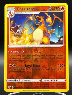 Charizard 025/185 - Pokemon TCG SWSH04: Vivid Voltage - Reverse Holo Rare (NM) - Image 1