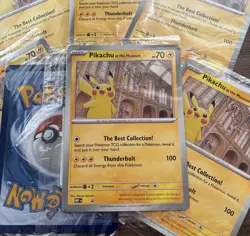 Pikachu At The Museum, Pokemon x Natural History Museum Jumbo Promo Card x8 - Image 3