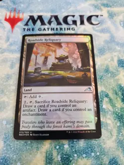 MTG. 2x Roadside Reliquary. Foil. Kamigawa: Neon Dynasty. Pack Fresh - Image 1
