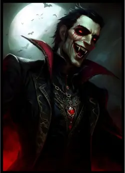(Vampire) - 100ct Matte TCG/MTG Card Art Sleeves by Ai Armor - Image 1