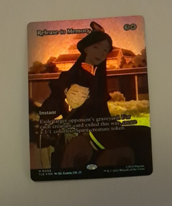 Release to Memory Poster FOIL Avatar the Last Airbender MTG MAGIC THE GATHERING - Image 1