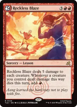 x1 Reckless Blaze R MTG Avatar: The Last Airbender: Eternal M/NM, English - Image 1