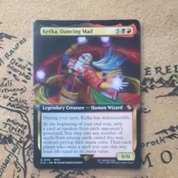 Kefka, Dancing Mad (Extended Art) 0174 (NM) Final Fantasy FIC Magic MTG - Image 1