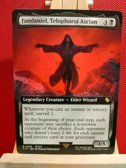 Fandaniel, Telophoroi Ascian (Extended Art) - Final Fantasy Commander - NM - MTG - Image 1