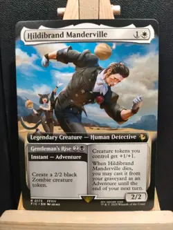 Hildibrand Manderville (Extended Art) - Final Fantasy - NM (see pics) MTG - Image 1