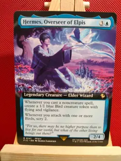 Hermes, Overseer of Elpis (Extended Art) - Final Fantasy Commander - NM - MTG - Image 1