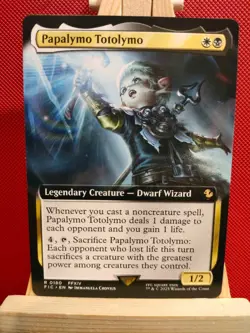Papalymo Totolymo (Extended Art) - Final Fantasy Commander - NM - MTG - Image 1