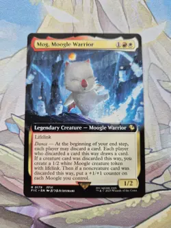 Mog, Moogle Warrior - Extended Art - Commander: Final Fantasy - Near Mint - Image 1