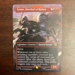 MTG -LTR - Eomer, Marshal of Rohan (Borderless Alternate Art) Near Mint #428 - Image 1