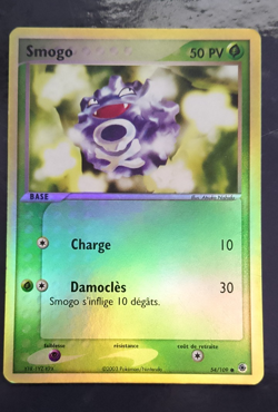 Carte Pokemon REVERSE Smogo 54/109 EX Rubis Saphir Bloc EX FR - Image 1