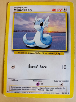 Carte Pokemon : Minidraco 26/102 Set de Base Edition 2 Wizards Francais - Image 1