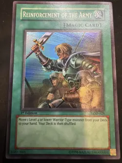 Yugioh Reinforcement Of The Army LOD-028 1st Edition NM - Image 1