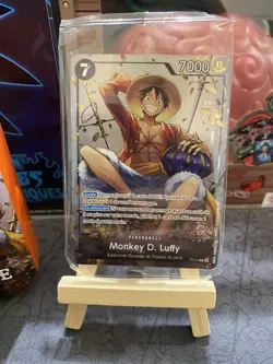🇫🇷One Piece Carte Promo Luffy P-075 Scelle + Mini-Tin Pack Set TS-02 Vol.2 - Image 2