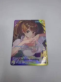 Charlotte Pudding OP08-058 Parallel (Leader) Two Legends ONE PIECE Card Japan NM - Image 1