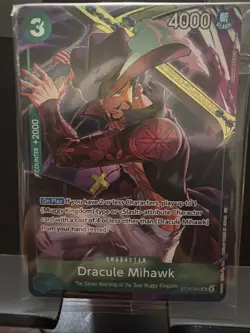 Dracule Mihawk (Illustration Box Vol.4) ST12-003 One Piece Promotion Cards Foil - Image 1
