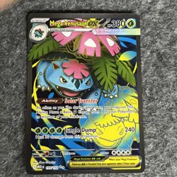 Mega Venusaur Ex 155/132 Full Art Ultra Rare - Pokemon TCG Mega Evolution NM - Image 1