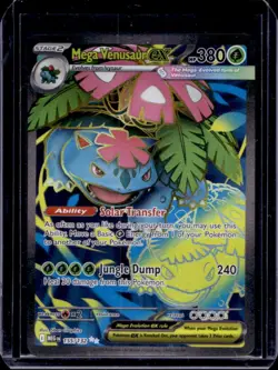 2025 Pokemon Mega Evolution Venusaur ex Ultra Rare #155/132 - Image 1