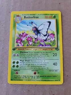 Pokemon TCG Butterfree Jungle 33/64 1st Edition Uncommon - Image 1