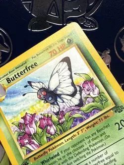 “d” Edition Error Butterfree 33/64 1st Edition Jungle Pokemon TCG Cards LP - Image 4
