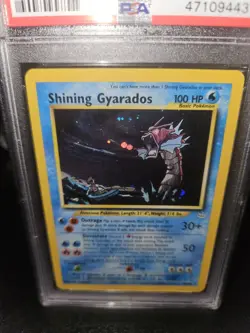 Pokemon Neo Revelation 2001 Shining Gyarados Holo PSA 7 NM 65/64 Double Holo - Image 3