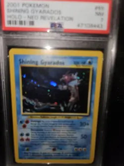 Pokemon Neo Revelation 2001 Shining Gyarados Holo PSA 7 NM 65/64 Double Holo - Image 4